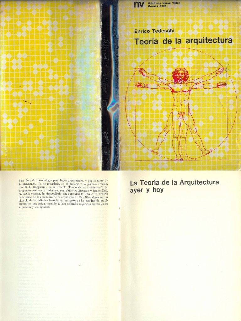 libro teoria de la arquitectura enrico tedeschi